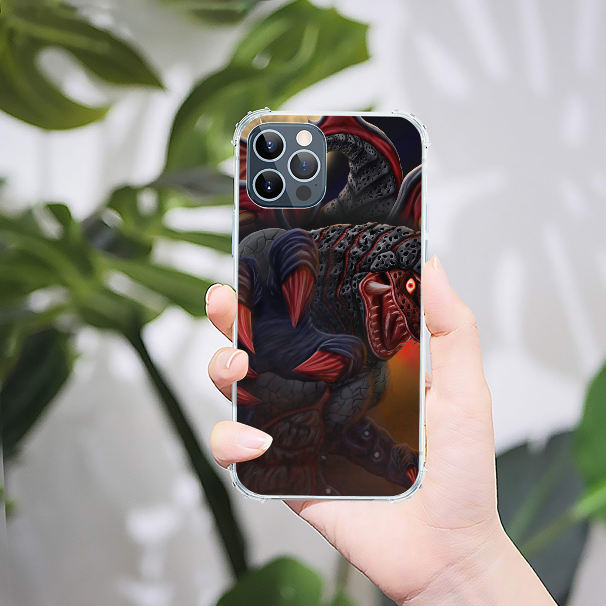 （画像用） ウルトラマン Ultraman 【iPhone 12シリーズ対応】透明スマホケース（クリアソフトケース）